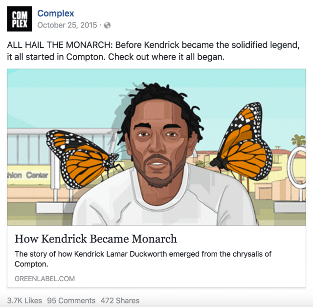 Kenrick Lamar Monarch Green Label